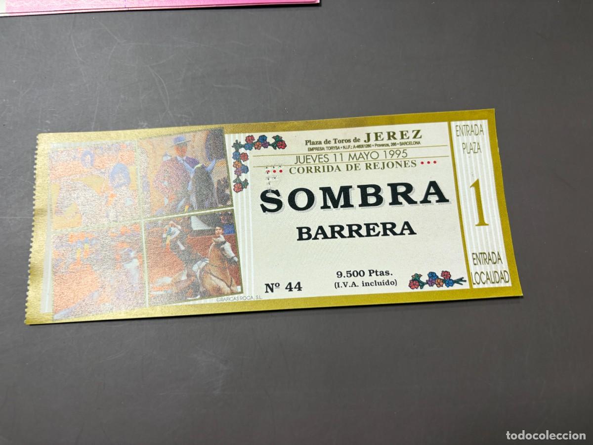 Tauromaquia: ENTRADA DE TOROS - PLAZA DE TOROS DE JEREZ - SOMBRA BARRERA - JUEVES 11 MAYO 1995