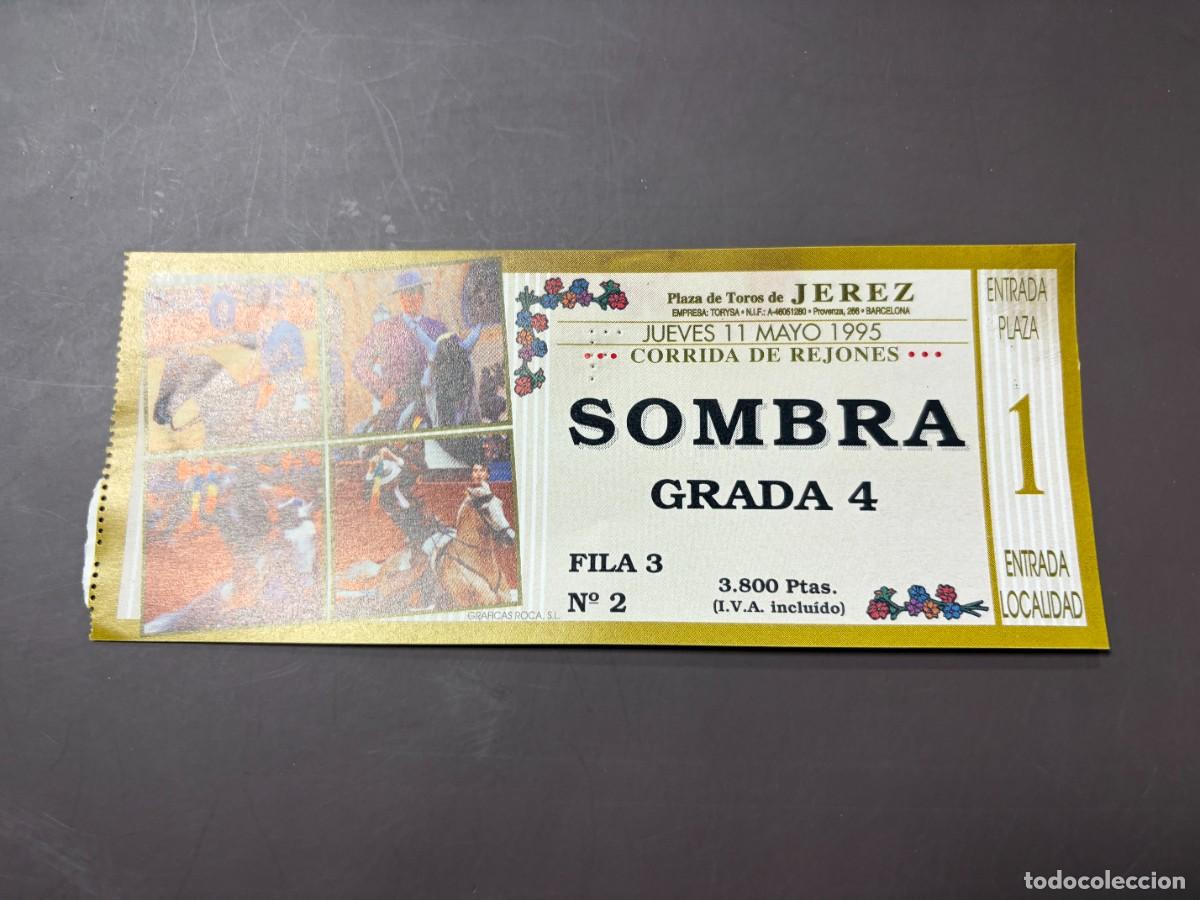 Tauromaquia: ENTRADA DE TOROS - PLAZA DE TOROS DE JEREZ - SOMBRA GRADA - JUEVES 11 MAYO 1995