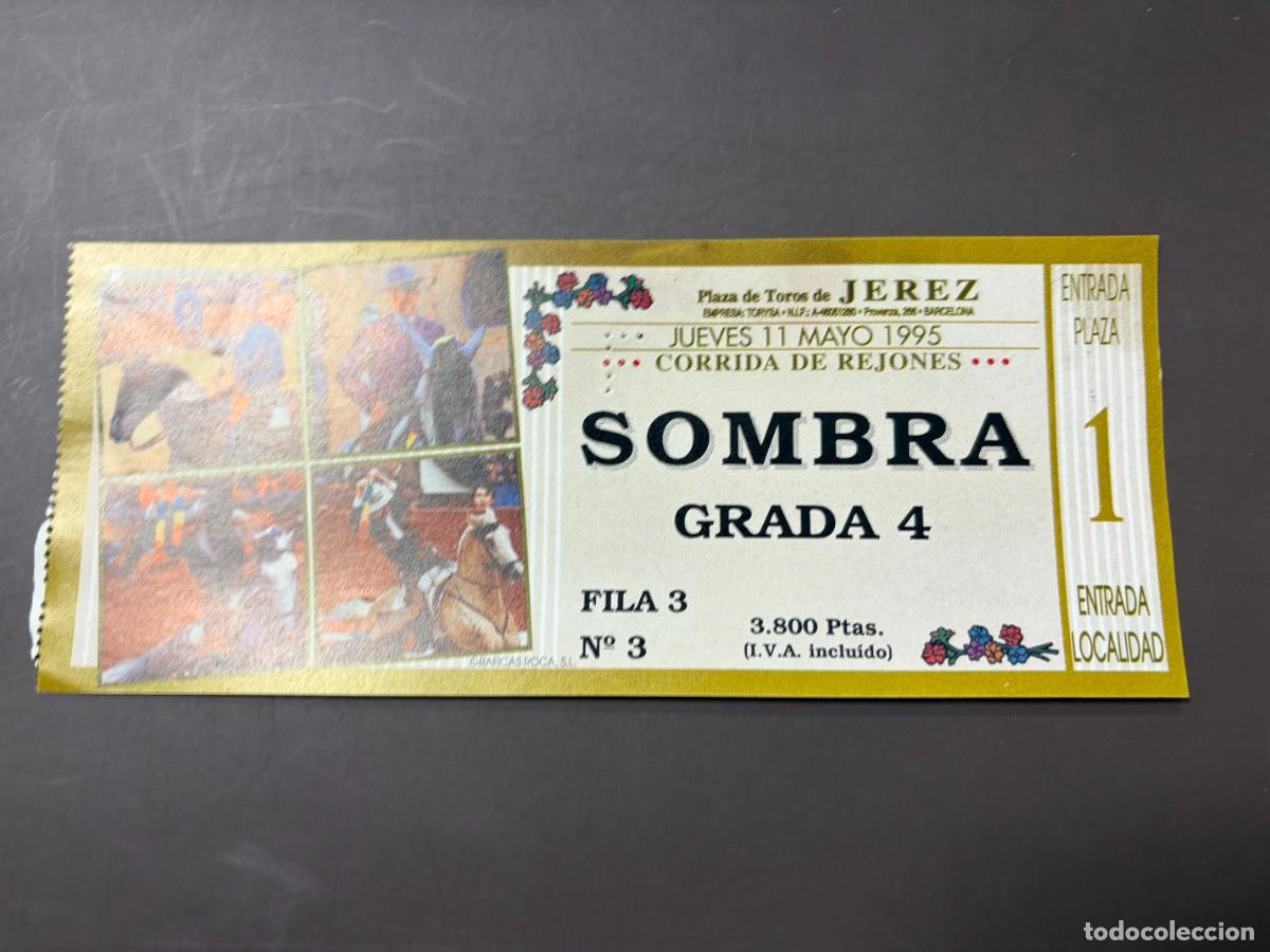 Tauromaquia: ENTRADA DE TOROS - PLAZA DE TOROS DE JEREZ - SOMBRA GRADA - JUEVES 11 MAYO 1995