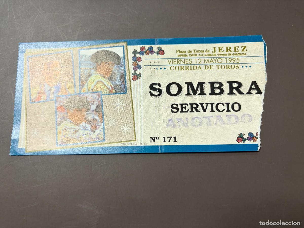 Tauromaquia: ENTRADA DE TOROS - PLAZA DE TOROS DE JEREZ - SOMBRA SERVICIO - VIERNES 12 MAYO 1995