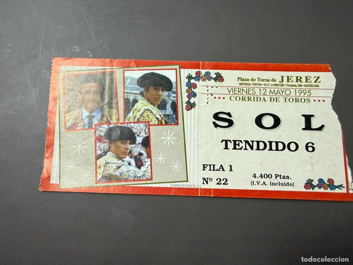 Tauromaquia: ENTRADA DE TOROS - PLAZA DE TOROS DE JEREZ - SO TENDIDO- VIERNES 12 MAYO 1995