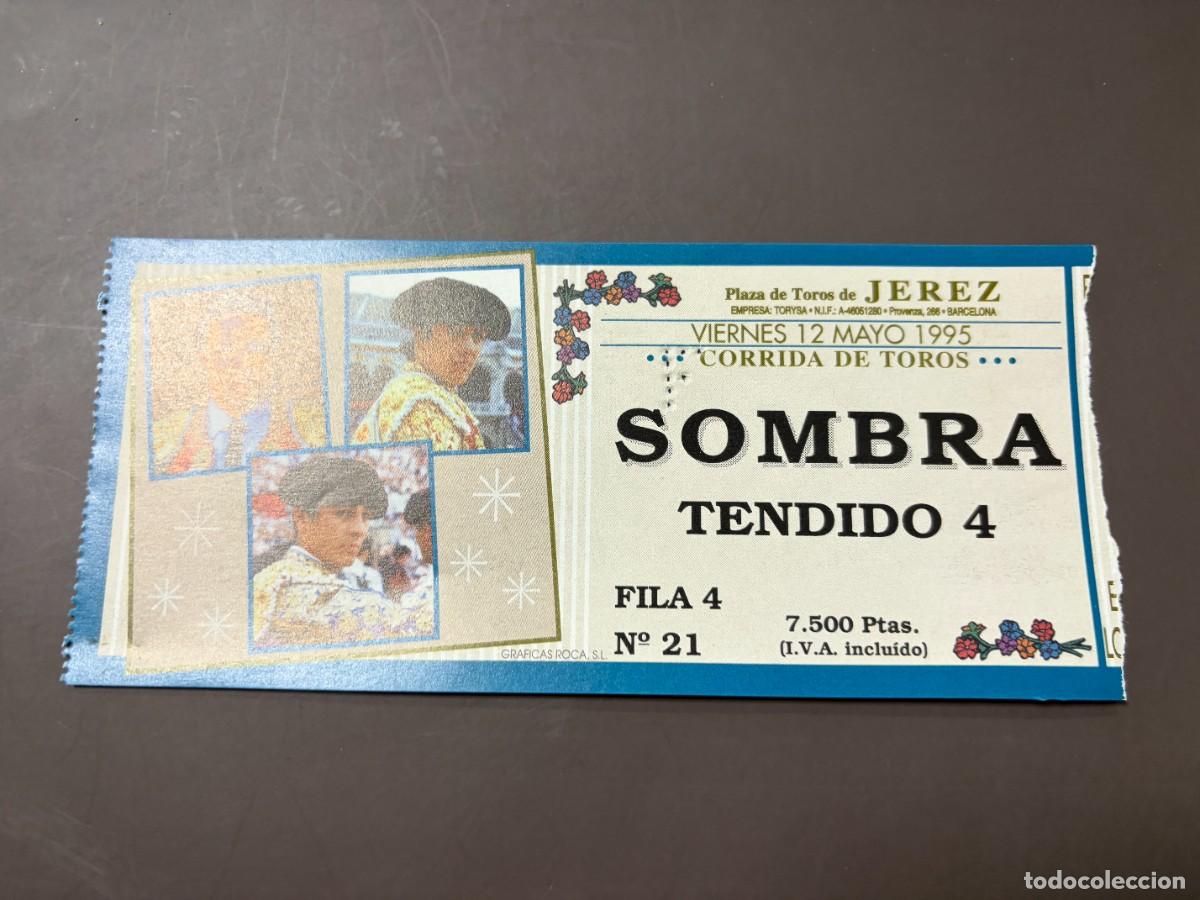 Tauromaquia: ENTRADA DE TOROS - PLAZA DE TOROS DE JEREZ - SOMBRA TENDIDO - VIERNES 12 MAYO 1995