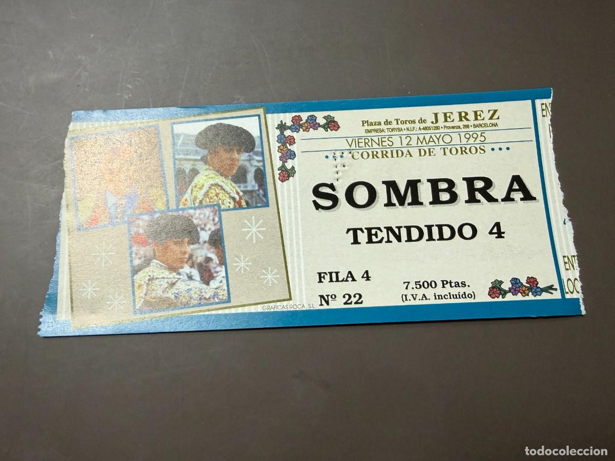 Tauromaquia: ENTRADA DE TOROS - PLAZA DE TOROS DE JEREZ - SOMBRA TENDIDO - VIERNES 12 MAYO 1995