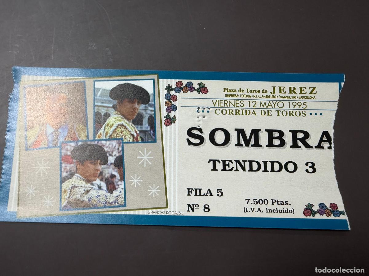 Tauromaquia: ENTRADA DE TOROS - PLAZA DE TOROS DE JEREZ - SOMBRA PALCO - VIERNES 12 MAYO 1995