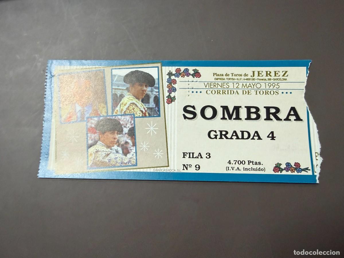 Tauromaquia: ENTRADA DE TOROS - PLAZA DE TOROS DE JEREZ - SOMBRA GRADA- VIERNES 12 MAYO 1995