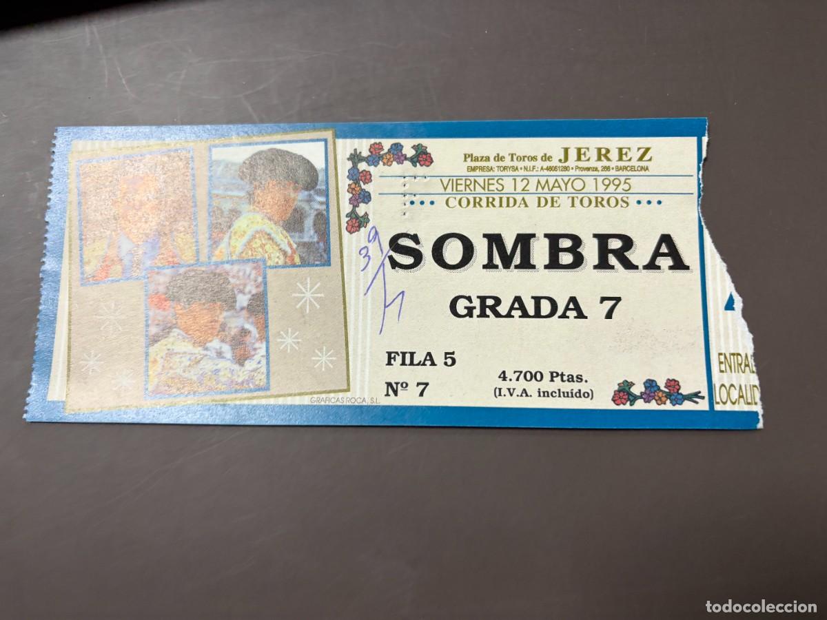Tauromaquia: ENTRADA DE TOROS - PLAZA DE TOROS DE JEREZ - SOMBRA GRADA- VIERNES 12 MAYO 1995