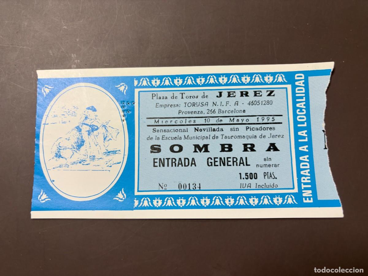 Tauromaquia: ENTRADA DE TOROS - PLAZA DE TOROS DE JEREZ - SOMBRA GENERAL - MI&Eacute;RCOLES 10 MAYO 1995
