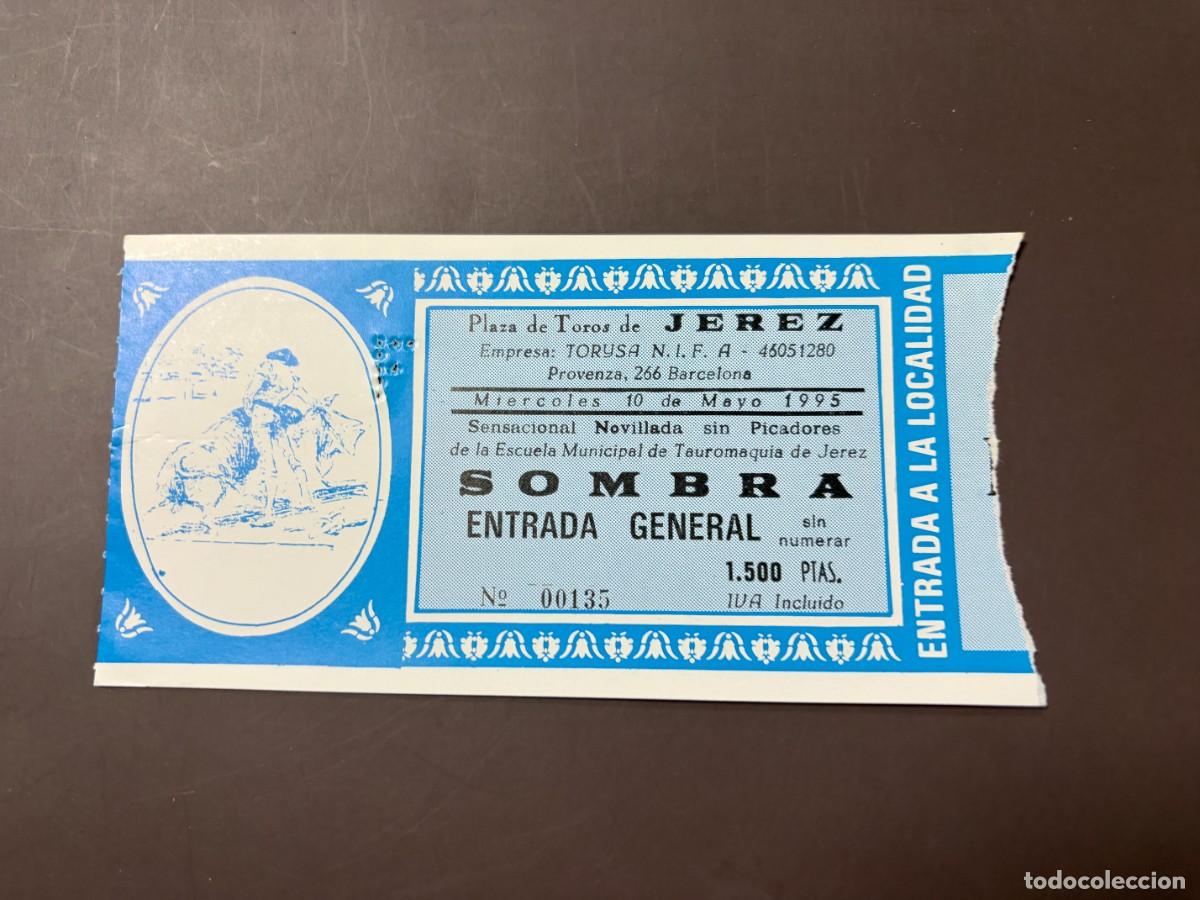 Tauromaquia: ENTRADA DE TOROS - PLAZA DE TOROS DE JEREZ - SOMBRA GENERAL - MI&Eacute;RCOLES 10 MAYO 1995