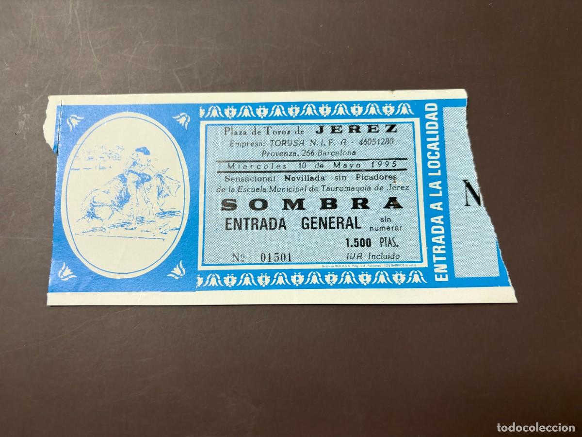 Tauromaquia: ENTRADA DE TOROS - PLAZA DE TOROS DE JEREZ - SOMBRA ENTRADA GENERAL - MI&Eacute;RCOLES 10 MAYO 1995