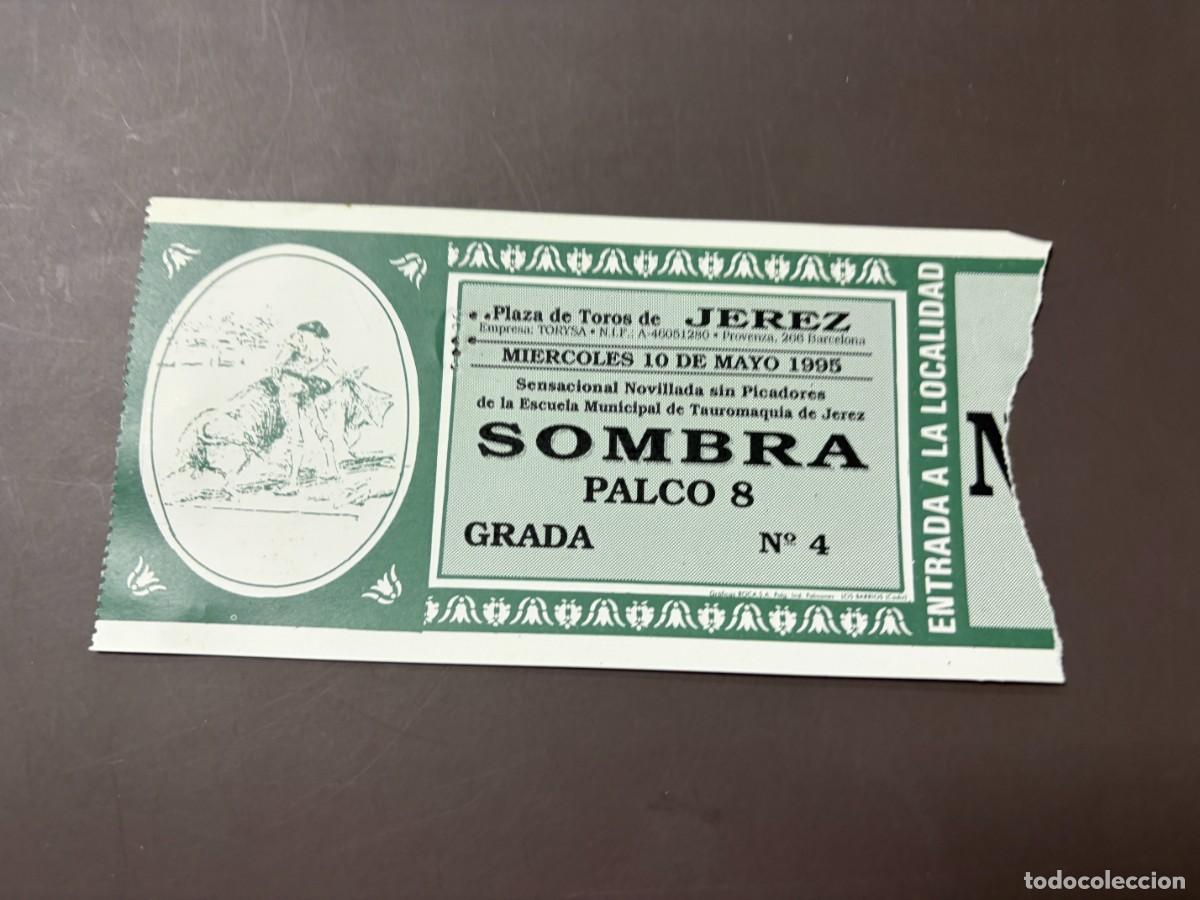 Tauromachie: ENTRADA DE TOROS - PLAZA DE TOROS DE JEREZ - SOMBRA PALCO - MI&Eacute;RCOLES 10 MAYO 1995