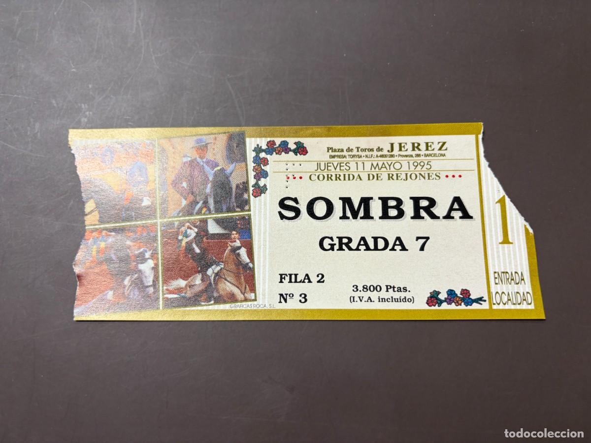 Tauromaquia: ENTRADA DE TOROS - PLAZA DE TOROS DE JEREZ - SOMBRA GRADA - JUEVES 11 MAYO 1995