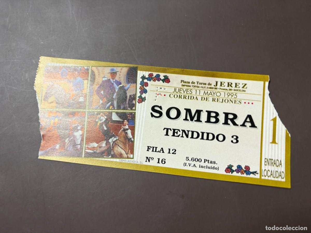 Tauromaquia: ENTRADA DE TOROS - PLAZA DE TOROS DE JEREZ - SOMBRA TENDIDO - JUEVES 11 MAYO 1995