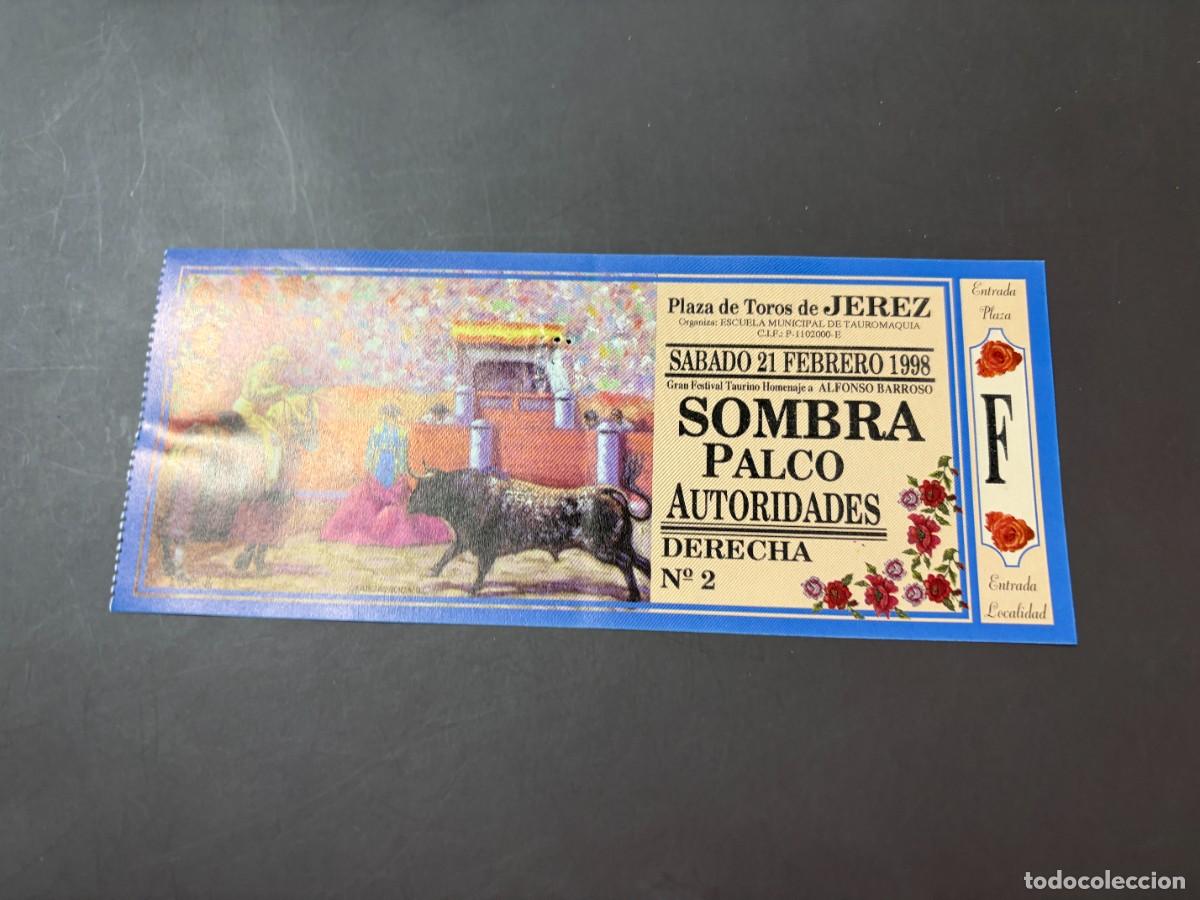 Tauromaquia: ENTRADA DE TOROS - PLAZA DE TOROS DE JEREZ - SOMBRA PALCO AUTORIDADES DRCHA - S&Aacute;BADO 21 FEBRERO 1998