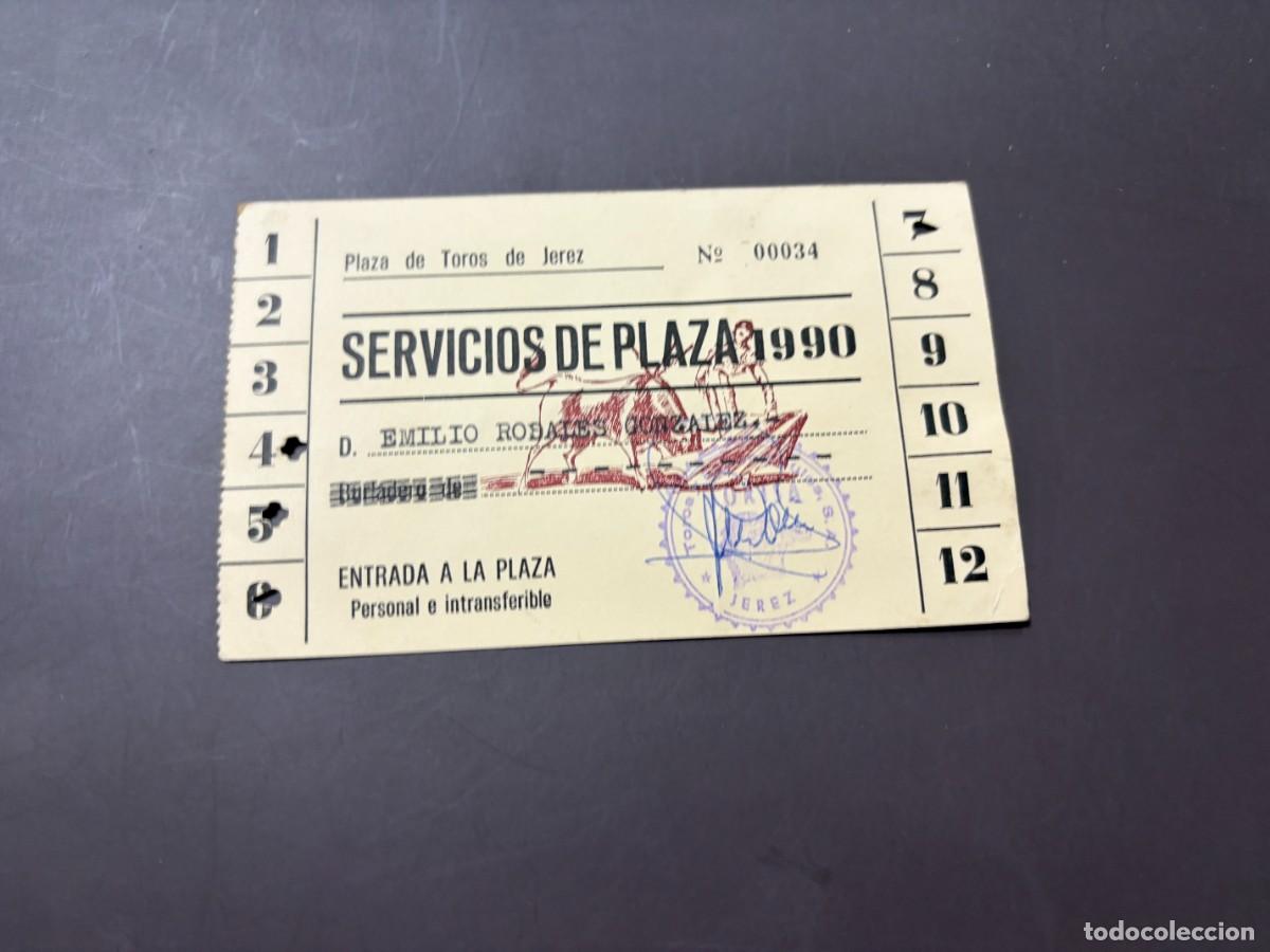 Tauromaquia: ENTRADA DE TOROS - PLAZA DE TOROS DE JEREZ - 1990