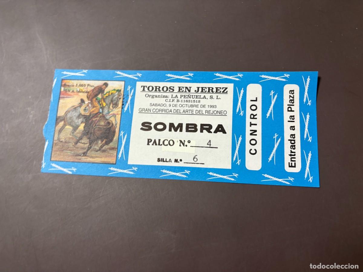 Tauromaquia: ENTRADA DE TOROS - TOROS EN JEREZ - SOMBRA PALCO - S&Aacute;BADO 9 OCTUBRE 1993