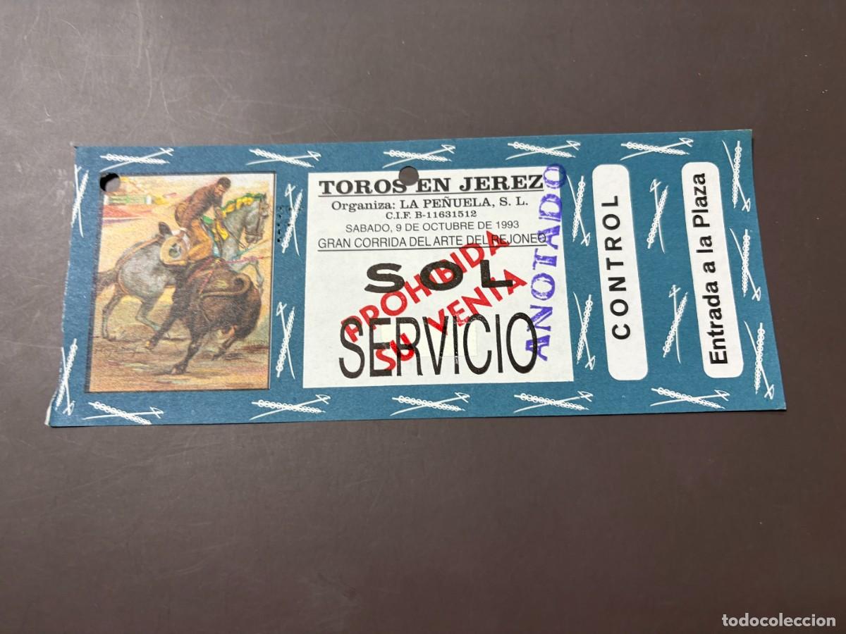 Tauromaquia: ENTRADA DE TOROS - TOROS EN JEREZ - SOL SERVICIO - S&Aacute;BADO 9 OCTUBRE 1993