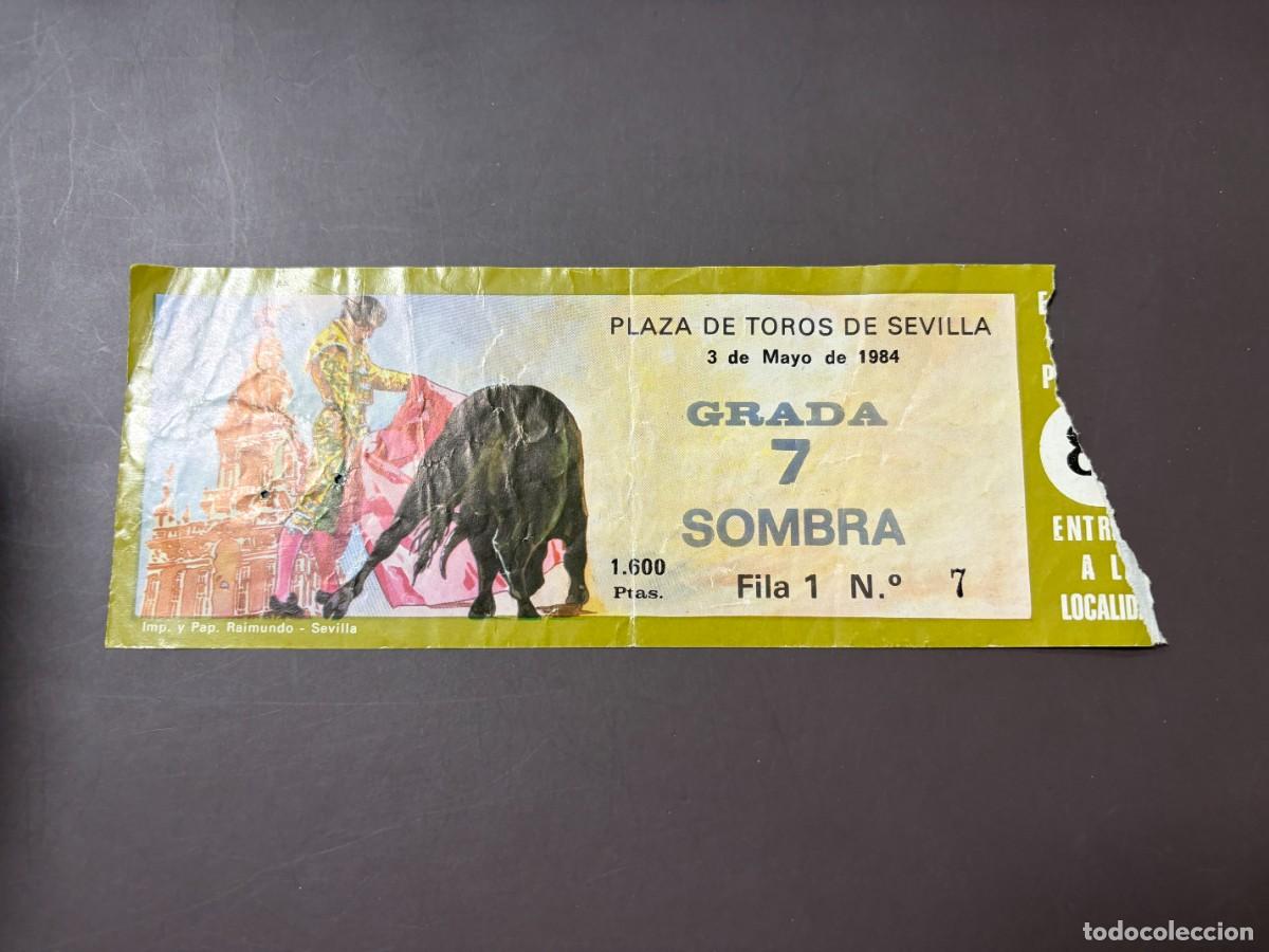 Tauromaquia: ENTRADA DE TOROS - PLAZA DE TOROS DE SEVILLA - SOMBRA - 3 MAYO 1984
