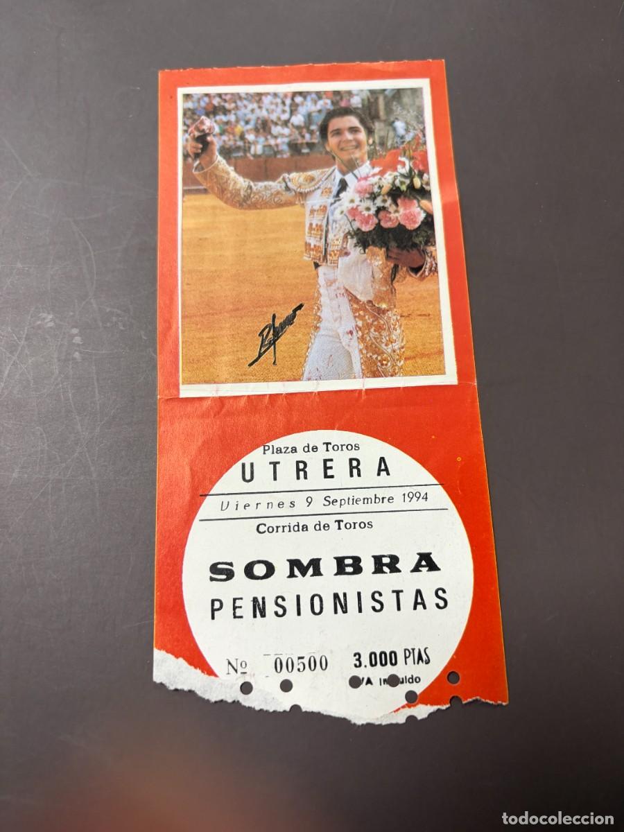 Tauromaquia: ENTRADA DE TOROS - PLAZA DE TOROS UTRERA - SOMBRA PENSIONISTAS - VIERNES 9 SEPTIEMBRE 1994
