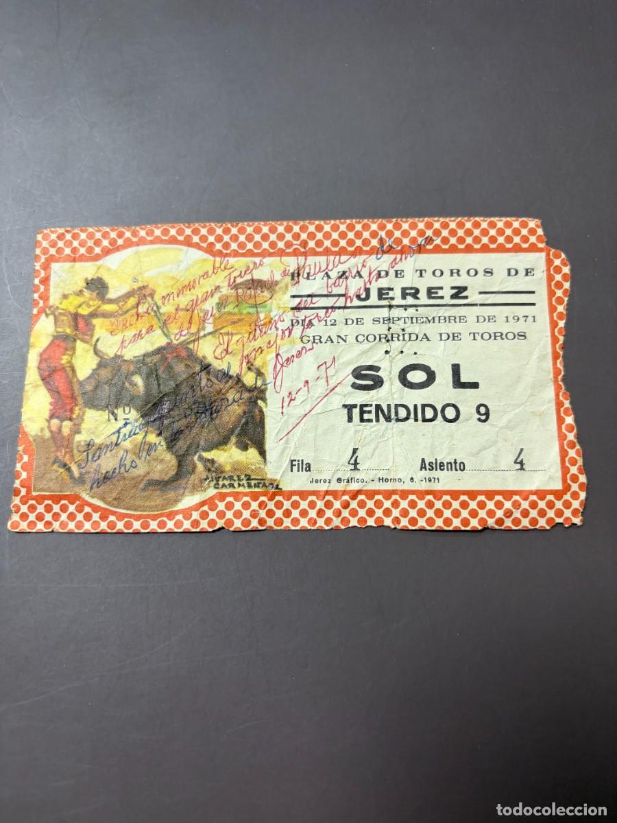 Tauromaquia: ENTRADA DE TOROS - PLAZA DE TOROS DE JEREZ - SOL TENDIDO - 12 SEPTIEMBRE 1971
