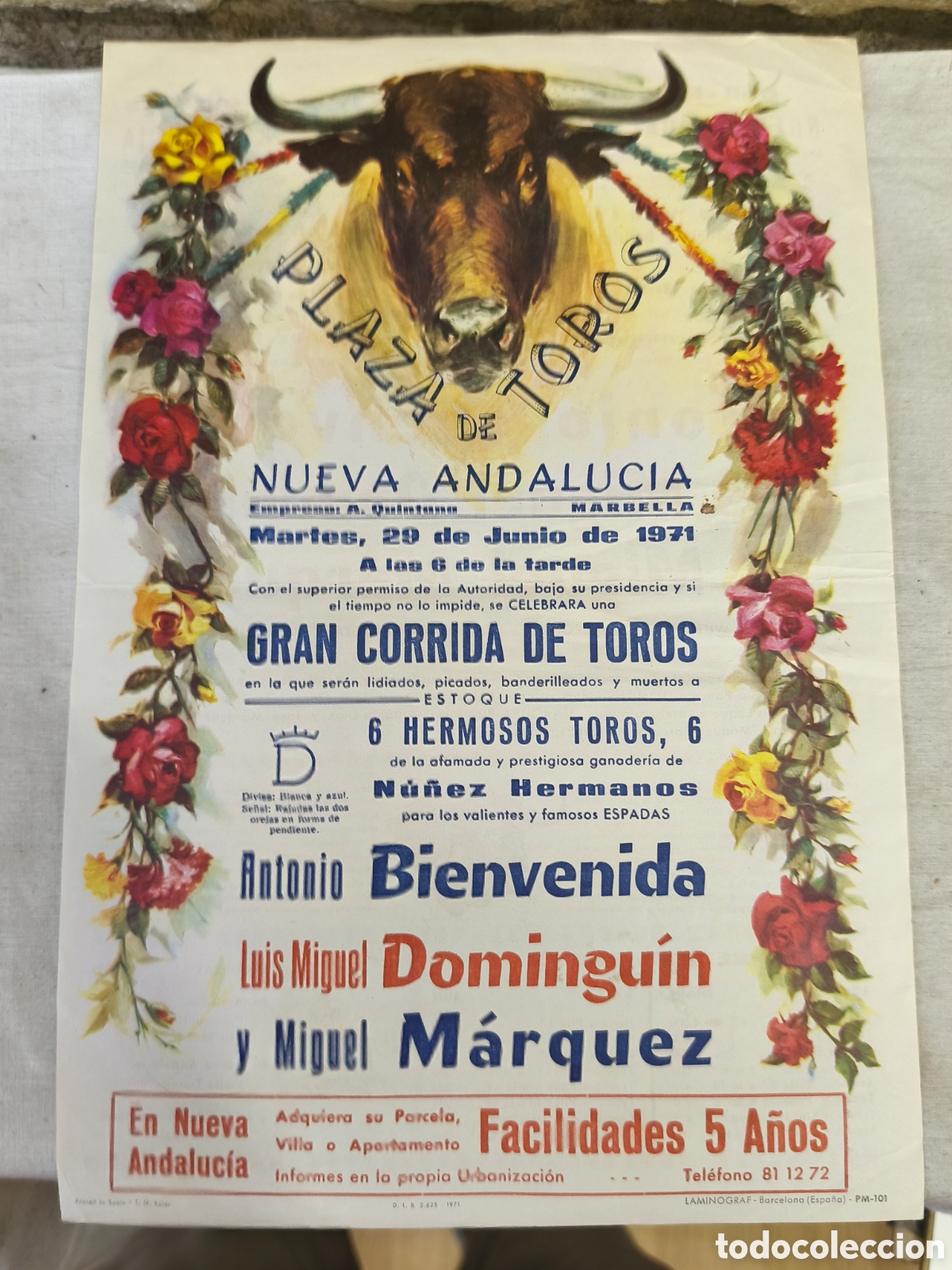 Tauromaquia: 1971 plaza toros nueva Andaluc&iacute;a