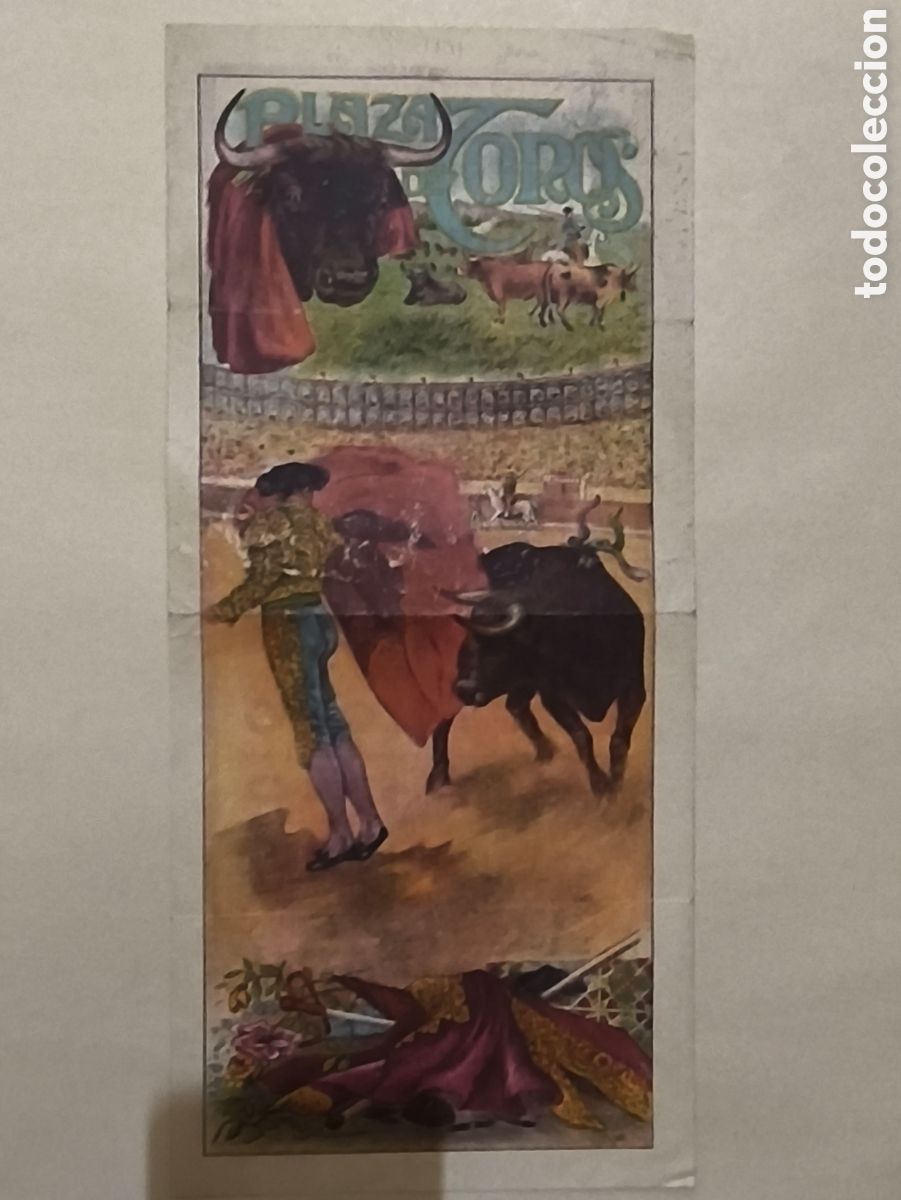 Tauromaquia: Cartel plaza toros monumental principios SXX. Cagancho, Plame&ntilde;o