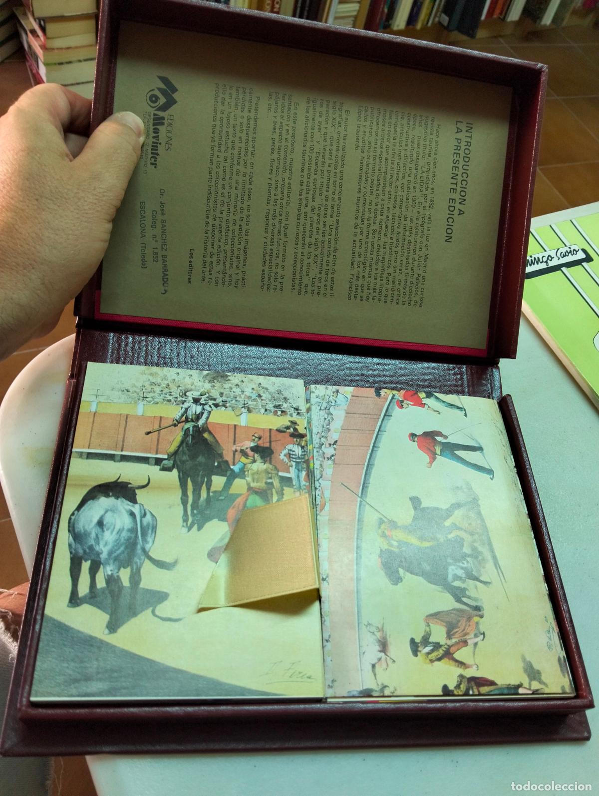 Tauromaquia: Lote de Postales Taurinas. En caja, La Lidia, ed. Movinter, Lujo. Perfecto estado. VISITA CATALOGO