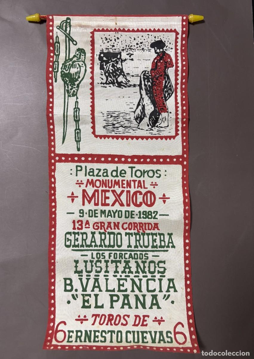 Tauromaquia: CARTEL SEDA. PLAZA TOROS M&Eacute;XICO. 1982. GANADER&Iacute;A ERNESTO CUEVAS. LOS FORCADOS. LUISITANOS.