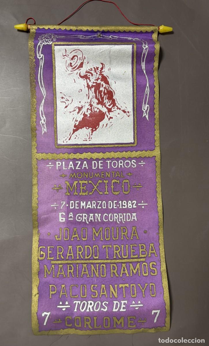 Tauromaquia: CARTEL SEDA. PLAZA TOROS M&Eacute;XICO. 1982. GANADER&Iacute;A CORLOME. JOAO MOURA. GERARDO TRUEBA. MARIANO RAMOS