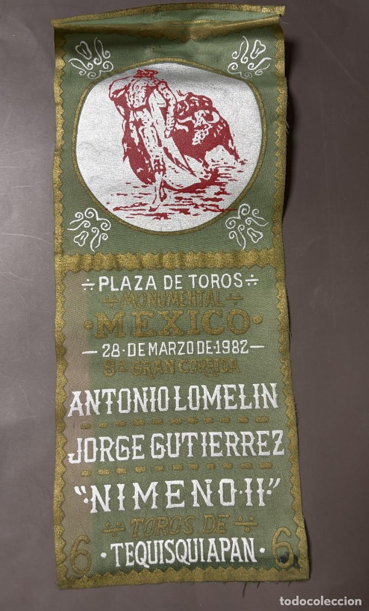 Tauromaquia: CARTEL SEDA. PLAZA TOROS M&Eacute;XICO. 1982. GANADER&Iacute;A TEQUISQUIAPAN. ANTONIO LOMELIN. JORGE GUTIERREZ