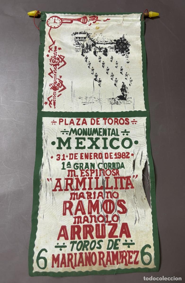 Tauromaquia: CARTEL SEDA. PLAZA TOROS M&Eacute;XICO. 1982. GANADER&Iacute;A MARIANO RAMIREZ. ARMILLITA. MARIANO RAMOS. M. ARZUA