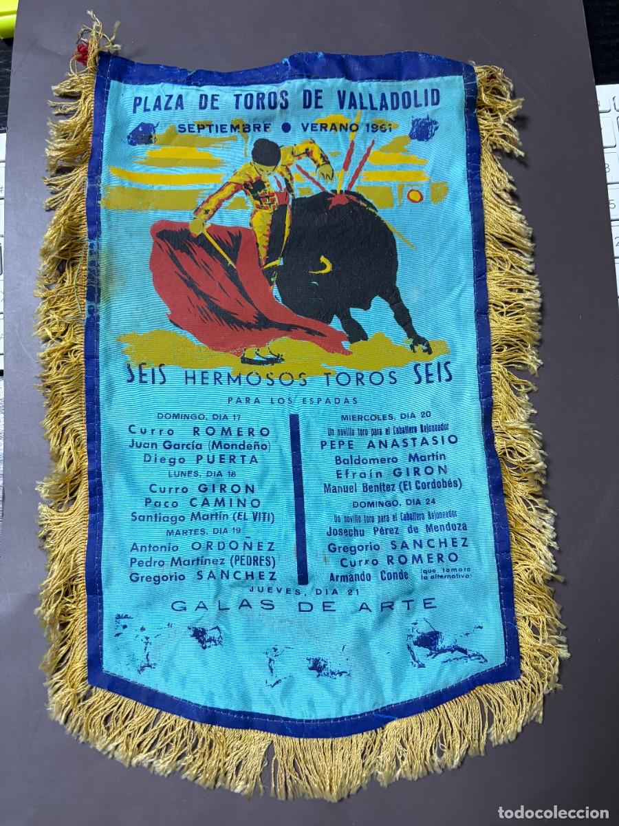 Tauromaquia: CARTEL SEDA. PLAZA TOROS VALLADOLID. 1981. CURRO ROMERO. DIEGO PUERTO. CURRO GIRON. PACO CAMINO