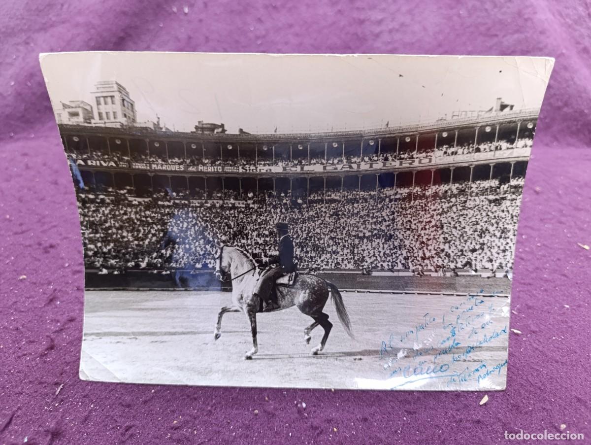 Stierkampf: Antigua fotograf&iacute;a de Archivo, Tauromaquia, Ferm&iacute;n Bohorquez, firmada y dedicada, Fot. Cano, sello