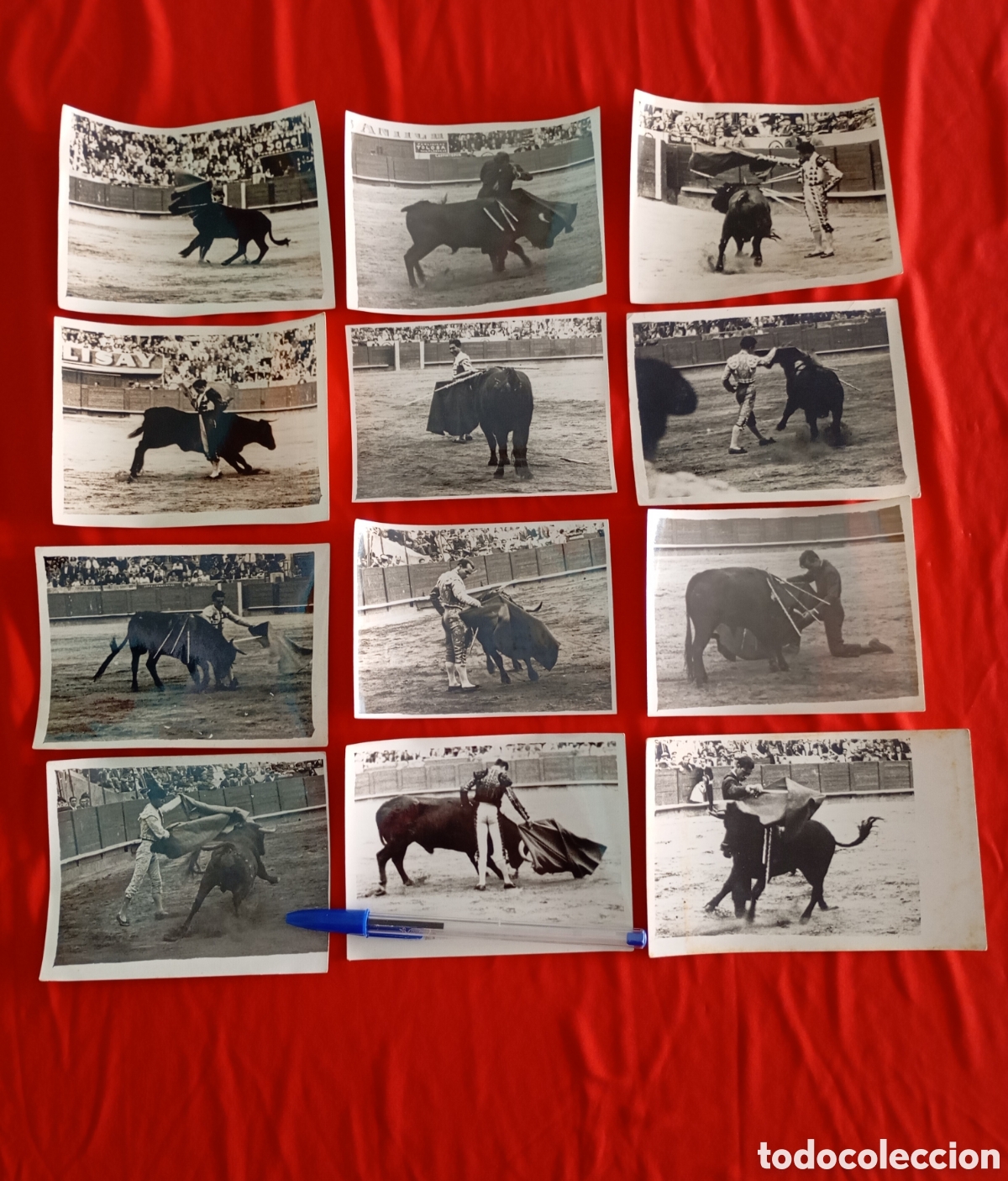 Stierkampf: 12 fotos taurinas a&ntilde;os 30-40 Juan Belmonte Rafael Albaic&iacute;n plaza toros Arenas Barcelona Calisay