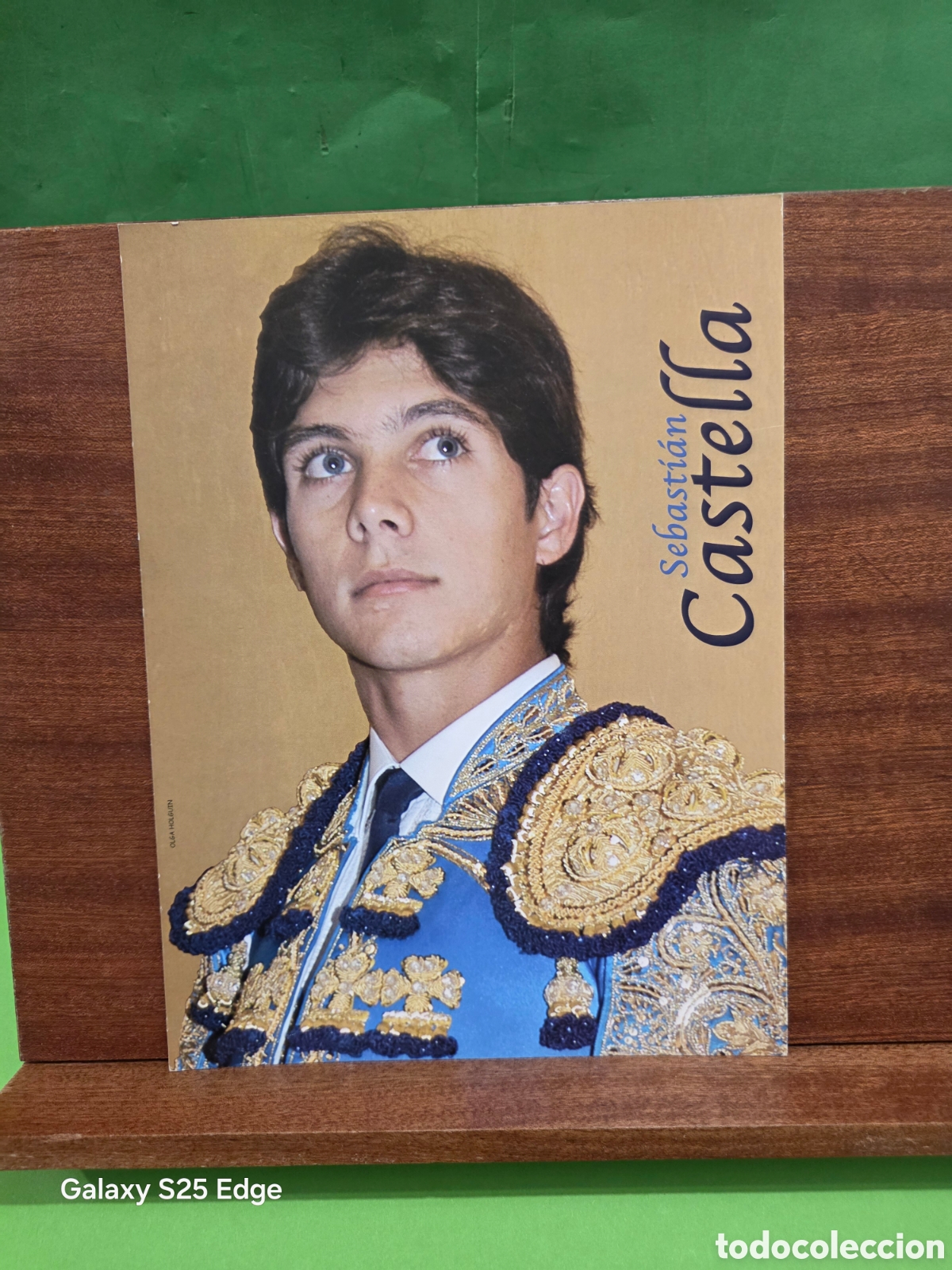 Tauromaquia: FOTO-CARTEL DEL MATADOR DE TOROS...&rdquo;&rdquo;SEBASTI&Aacute;N CASTELLA&rdquo;&rdquo;...24 X 17 CM...