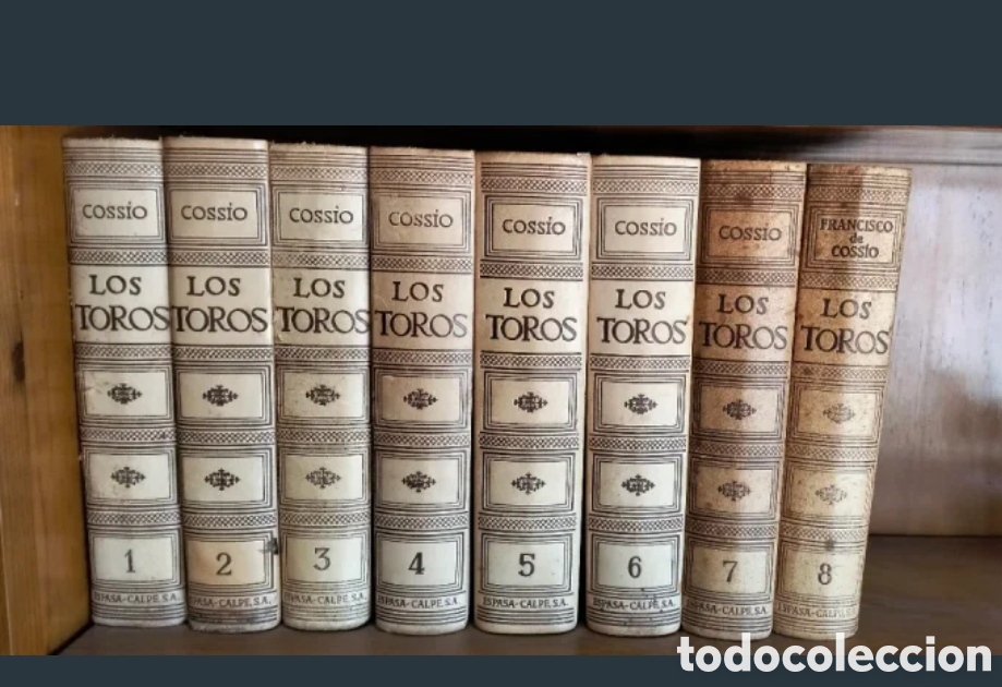 Tauromaquia: 8 tomos el cossio libros de toros - Foto 1