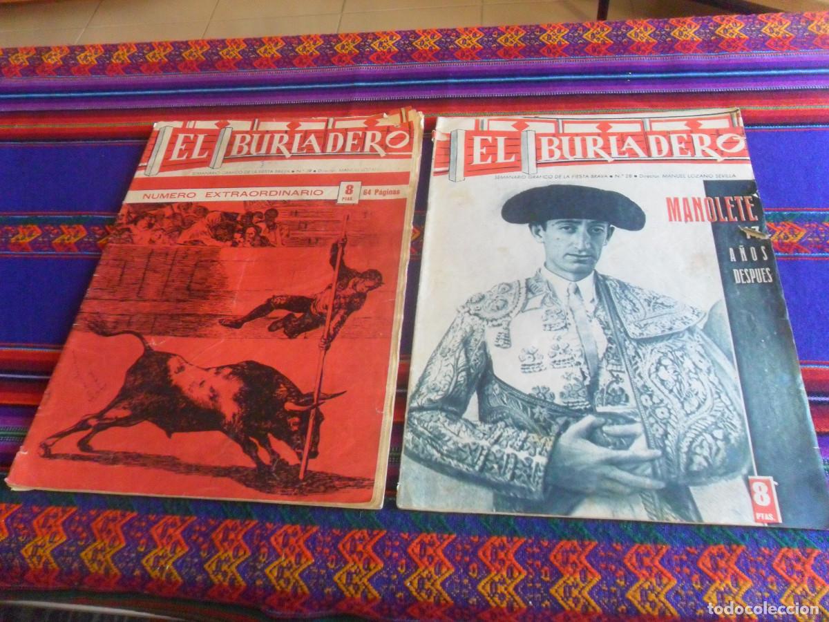 Tauromaquia: EL BURLADERO N&ordm;S 28 MANOLETE 17 A&Ntilde;OS DESPU&Eacute;S Y 39 N&Uacute;MERO EXTRAORDINARIO. 1964.