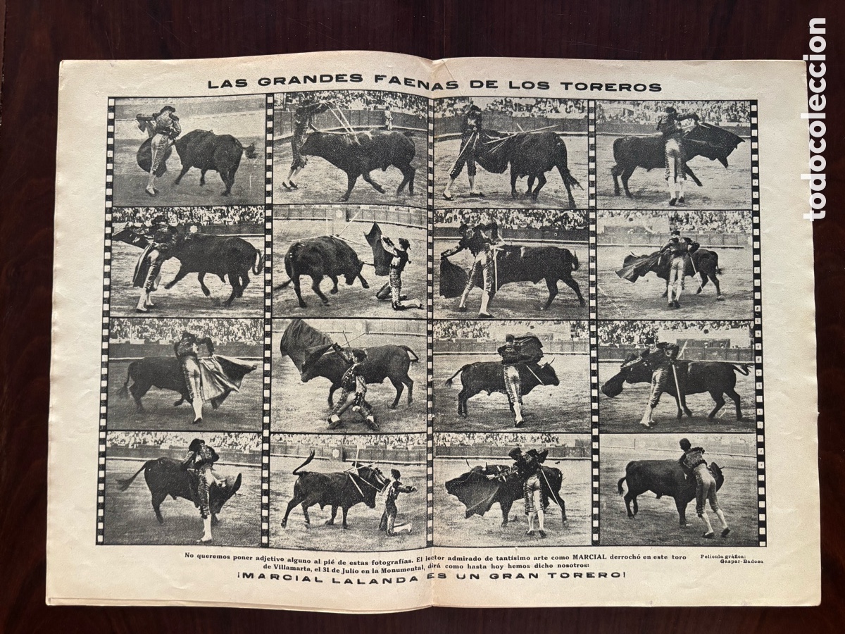 Tauromaquia: P&oacute;ster de Marcial Lalanda y feria de Valencia en La Corrida n&ordm; 70, de 4 agosto 1921