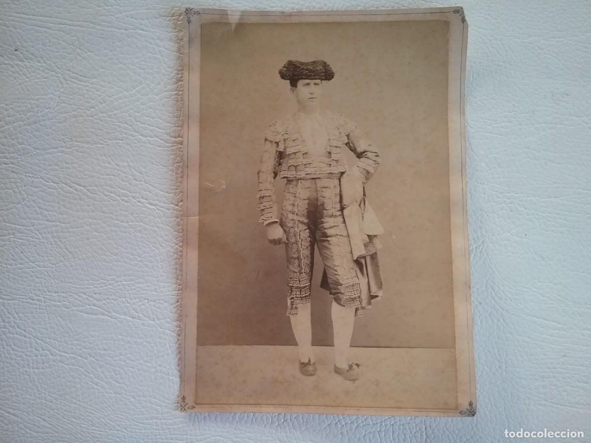 Tauromaquia: FOTOGRAFIA ANTIGUA DEL FAMOSO MATADOR DE TOROS MANUEL HERMOSILLA DEL A&Ntilde;O 1877