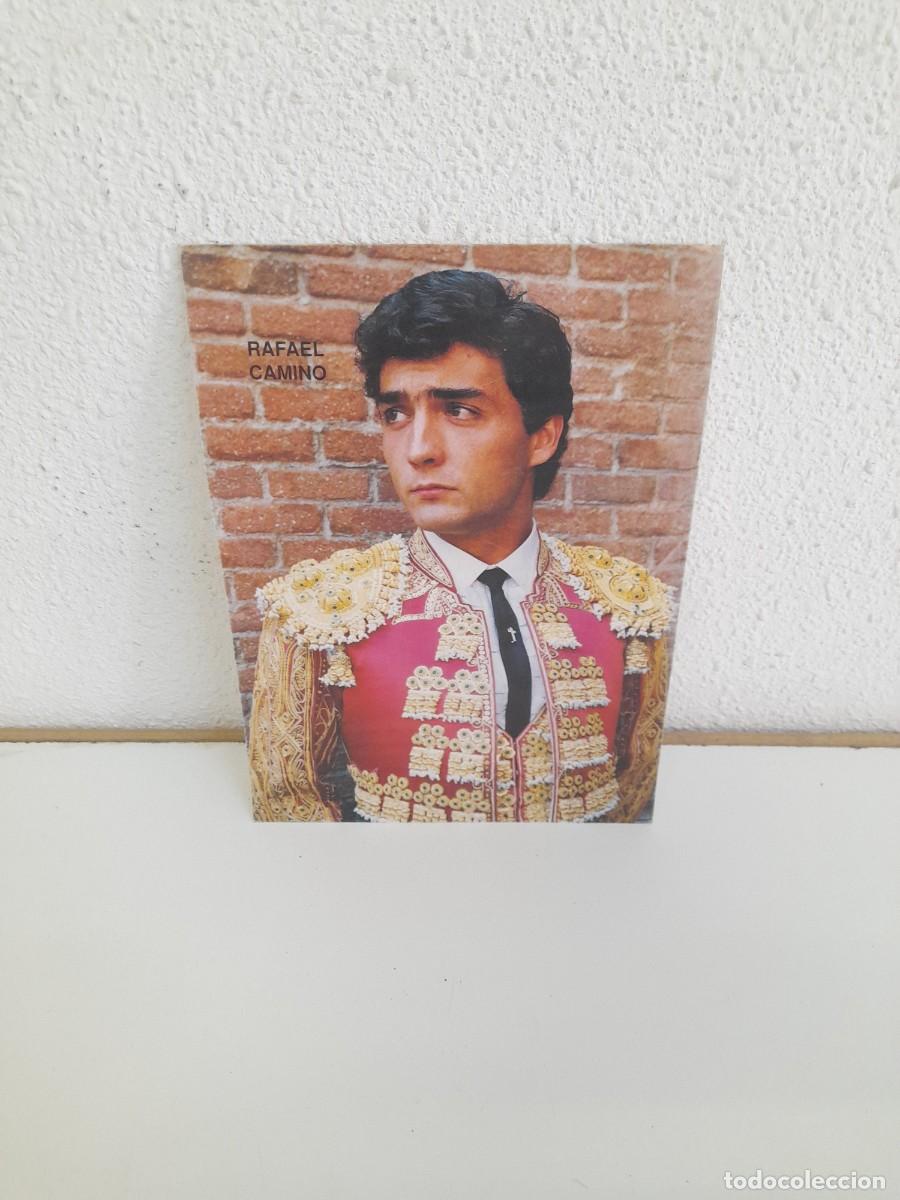 Tauromaquia: Rafael Camino. Fotograf&iacute;a firmada. Torero. Toros. 21x15 cm.
