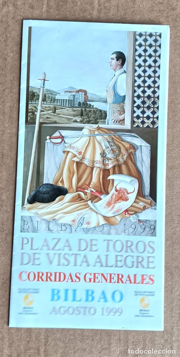 Tauromaquia: Folleto Plaza de toros de Vista Alegre &ndash; Bilbao 1999 // Plano de la plaza