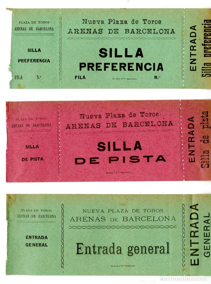 Tauromaquia: Tres entradas de Toros Arenas de Barcelona - Arenas de Barcelona