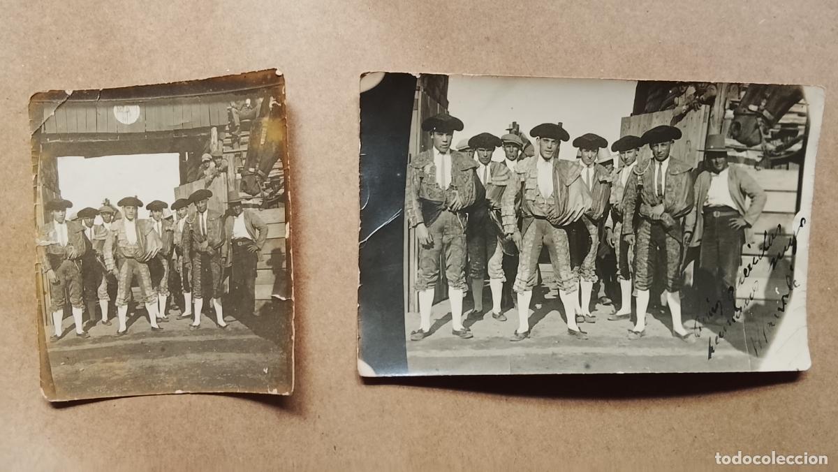 Tauromaquia: fotografia Y tarjeta postal a&ntilde;os 20 ESPA&Ntilde;A - PLAZA DE TOROS CANTILLANA SEVILLA - FIRMA MANOLE