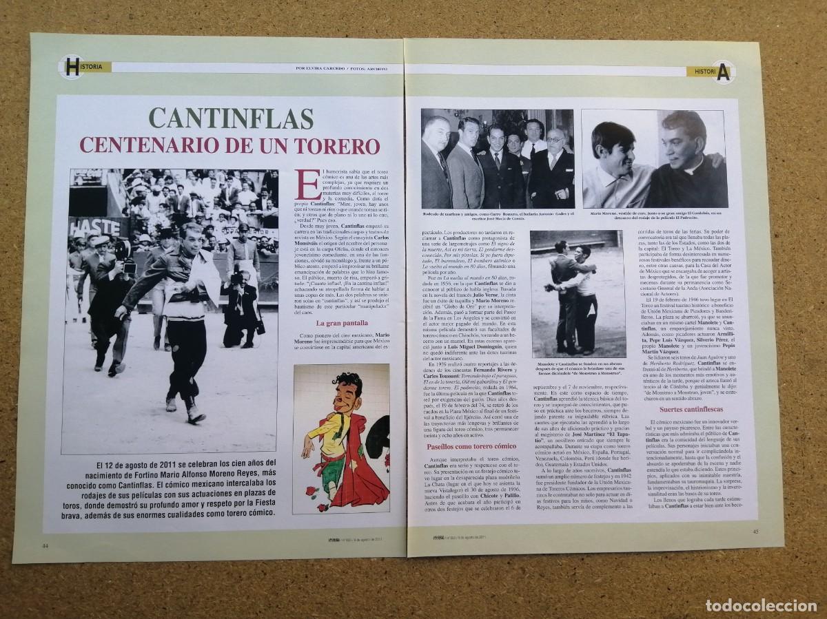 Tauromaquia: REPORTAJE. CANTINFLAS, CENTENARIO DE UN TORERO