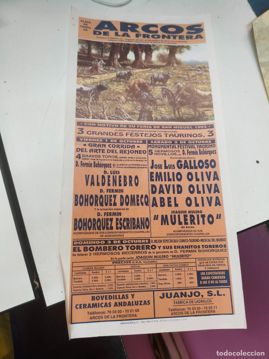 Tauromaquia: Plaza de toros Arcos de la frontera 1993. Feria san Miguel