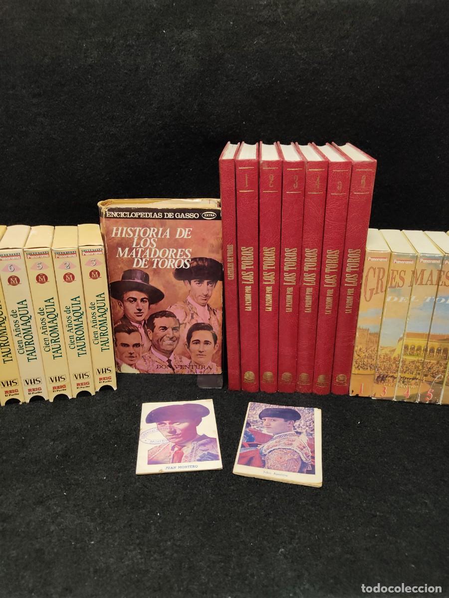 Tauromaquia: GRAN LOTE DE TAUROMAQUIA - LIBROS - VHS
