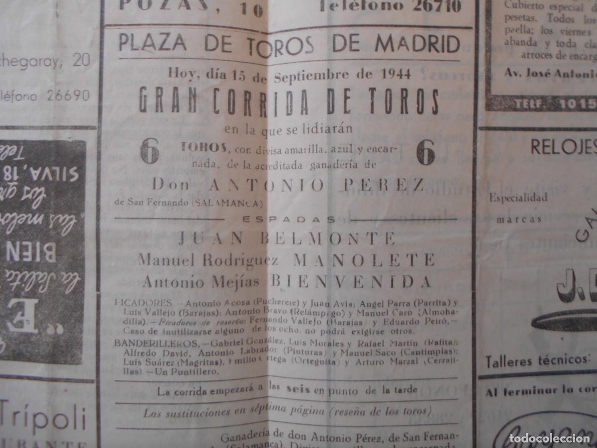 Tauromaquia: PROGRAMAS DE TOROS DE MADRID - Foto 4