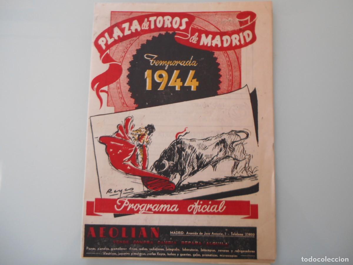 Tauromaquia: PROGRAMAS DE TOROS DE MADRID - Foto 5