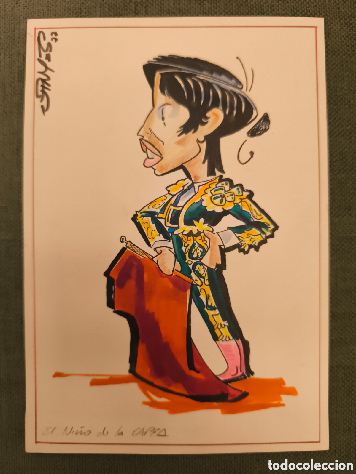 Tauromaquia: Dibujo original toreo, El ni&ntilde;o de la capea, Vinyes