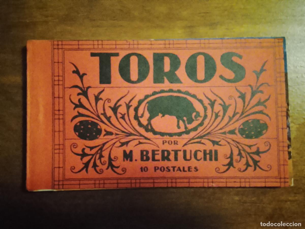 Tauromaquia: Toros, por M. Bertuchi. Colecci&oacute;n de 10 postales