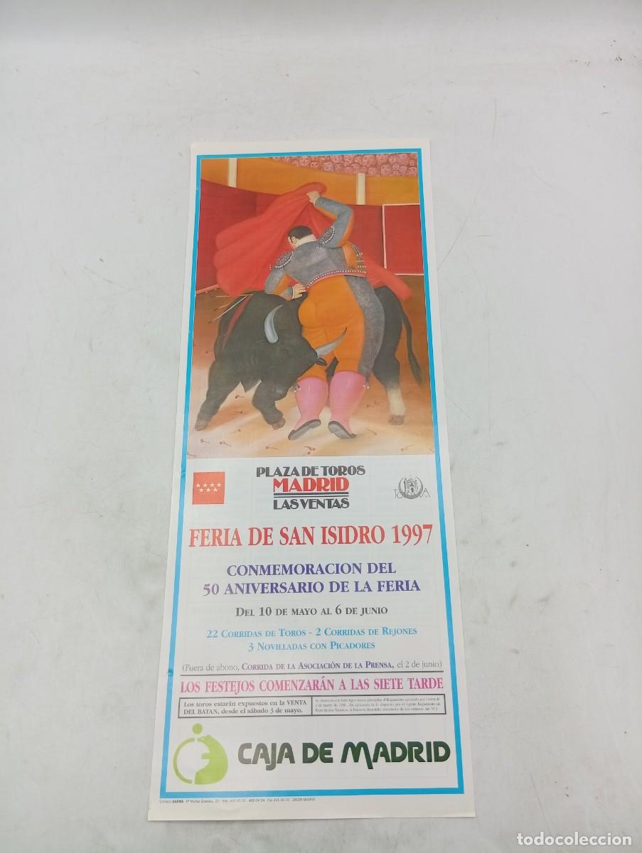 Tauromaquia: CARTEL TOROS. MADRID. 1997. GANADERIA JOSE ESCOLAR. ZOTOLUCO. ANDRES SANCHEZ. JUAN CARLOS GARCIA.